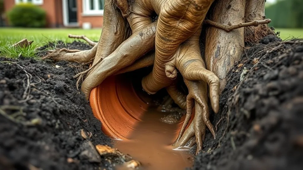 Tree Root Damage in Drains | Detection & Removal in Tunbridge Wells